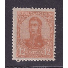 ARGENTINA 1908 GJ 294 ESTAMPILLA NUEVA MINT U$ 2,25